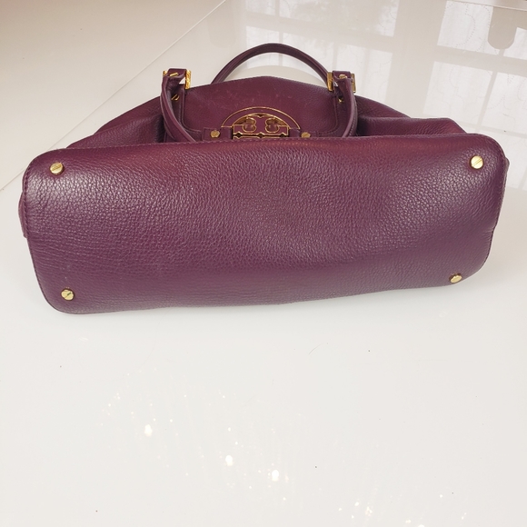 Tory Burch Amanda purple satchel bag - Picture 3 of 8